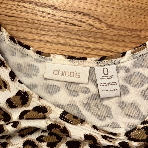 Chico's Leopard Print Tank Top - Picture 2 of 6